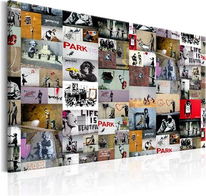 ΠΙΝΑΚΑΣ - ART OF COLLAGE: BANKSY 90X60 POLIHOME