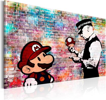 ΠΙΝΑΚΑΣ - BANKSY: COLOURFUL BRICK 90X60 POLIHOME