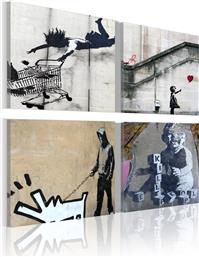 ΠΙΝΑΚΑΣ - BANKSY - FOUR ORGINAL IDEAS 80X80 POLIHOME