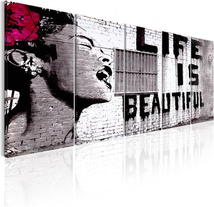 ΠΙΝΑΚΑΣ - BANKSY: LIFE IS BEAUTIFUL 200X80 POLIHOME