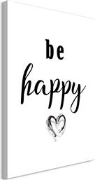 ΠΙΝΑΚΑΣ - BE HAPPY (1 PART) VERTICAL - 60X90 POLIHOME