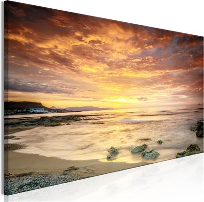 ΠΙΝΑΚΑΣ - BEACH IN CRETE (1 PART) NARROW ORANGE 120X40 POLIHOME