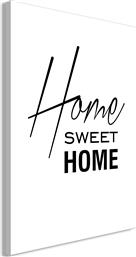 ΠΙΝΑΚΑΣ - BLACK AND WHITE: HOME SWEET HOME (1 PART) VERTICAL - 60X90 POLIHOME