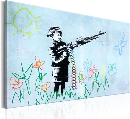 ΠΙΝΑΚΑΣ - BOY WITH GUN BY BANKSY 90X60 POLIHOME