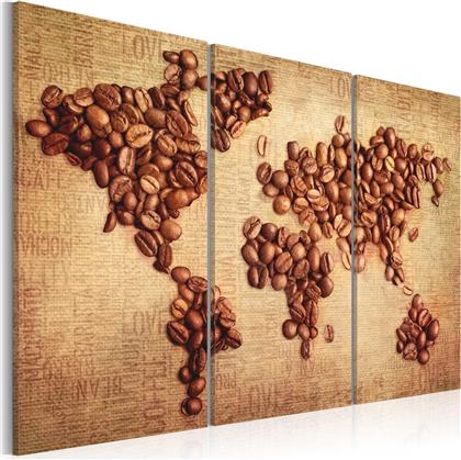 ΠΙΝΑΚΑΣ - COFFEE FROM AROUND THE WORLD - TRIPTYCH 60X40 POLIHOME