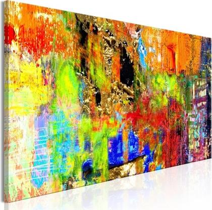 ΠΙΝΑΚΑΣ - COLOURFUL ABSTRACTION (1 PART) NARROW - 120X40 POLIHOME