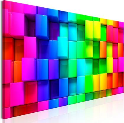 ΠΙΝΑΚΑΣ - COLOURFUL CUBES (1 PART) NARROW 135X45 POLIHOME