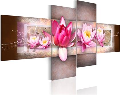 ΠΙΝΑΚΑΣ - DELICATE WATER LILIES - 100X45 POLIHOME από το POLIHOME