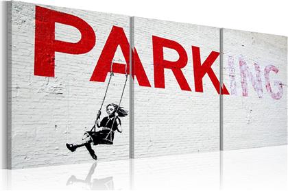 ΠΙΝΑΚΑΣ - GIRL ON A SWING (BANKSY) 120X60 POLIHOME