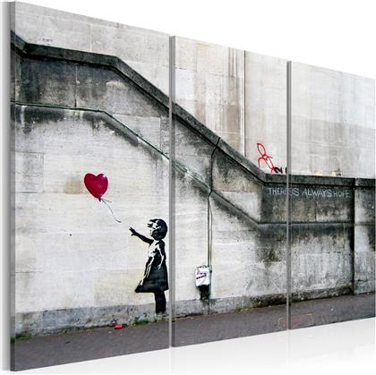 ΠΙΝΑΚΑΣ - GIRL WITH A BALLOON BY BANKSY 90X60 POLIHOME