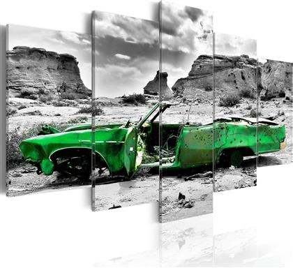 ΠΙΝΑΚΑΣ - GREEN RETRO CAR AT COLORADO DESERT 200X100 POLIHOME