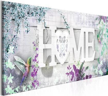 ΠΙΝΑΚΑΣ - HOME AND HUMMINGBIRDS (1 PART) GREEN NARROW 120X40 POLIHOME