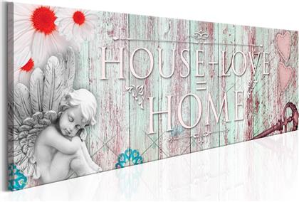 ΠΙΝΑΚΑΣ - HOME: HOUSE + LOVE 120X40 POLIHOME