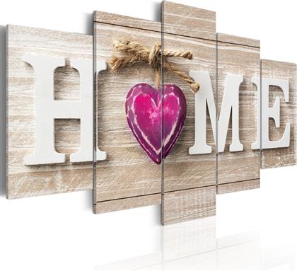 ΠΙΝΑΚΑΣ - HOME: PINK HEART 100X50 POLIHOME