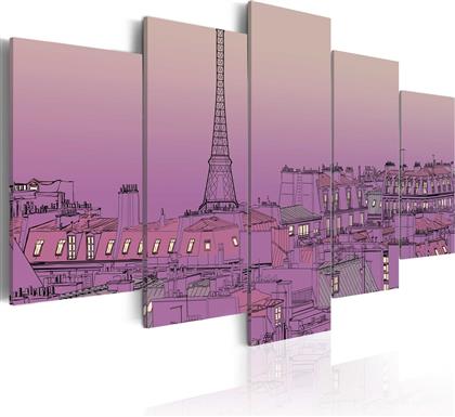 ΠΙΝΑΚΑΣ - LAVENDER SUNRISE OVER PARIS 200X100 POLIHOME