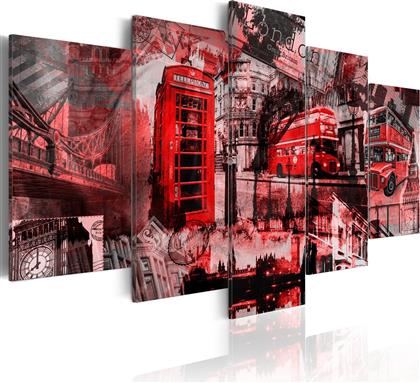 ΠΙΝΑΚΑΣ - LONDON COLLAGE - 5 PIECES 200X100 POLIHOME από το POLIHOME