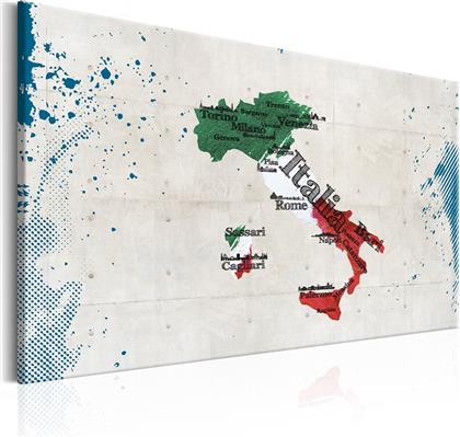 ΠΙΝΑΚΑΣ - MAP: ITALY 90X60 POLIHOME από το POLIHOME