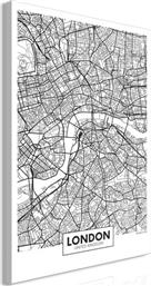 ΠΙΝΑΚΑΣ - MAP OF LONDON (1 PART) VERTICAL - 60X90 POLIHOME από το POLIHOME