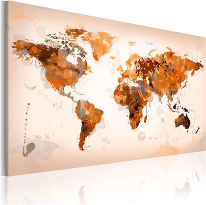 ΠΙΝΑΚΑΣ - MAP OF THE WORLD - DESERT STORM 90X60 POLIHOME από το POLIHOME