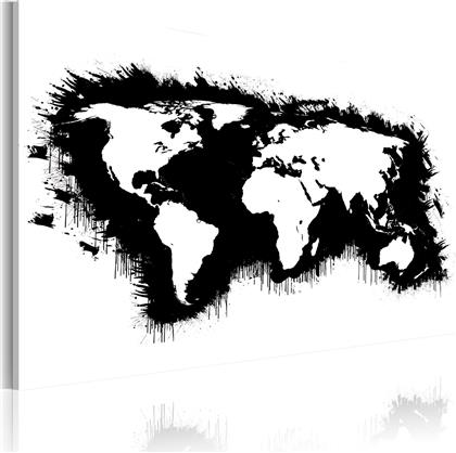 ΠΙΝΑΚΑΣ - MONOCHROMATIC MAP OF THE WORLD 90X60 POLIHOME