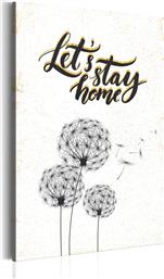 ΠΙΝΑΚΑΣ - MY HOME: LET'S STAY HOME 60X90 POLIHOME