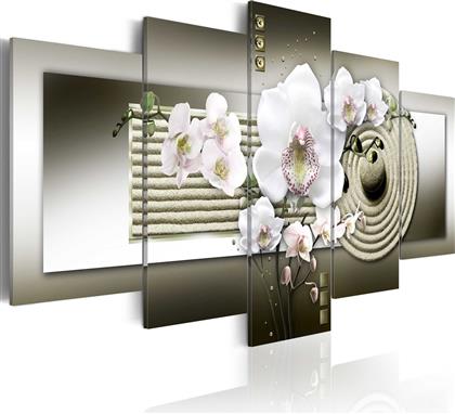 ΠΙΝΑΚΑΣ - ORCHID AND ZEN GARDEN IN GREY 200X100 POLIHOME