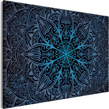 ΠΙΝΑΚΑΣ - ORIENTAL FLOWERS (1 PART) NARROW BLUE 90X60 POLIHOME