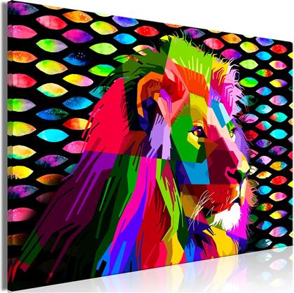 ΠΙΝΑΚΑΣ - RAINBOW LION (1 PART) WIDE 90X60 POLIHOME