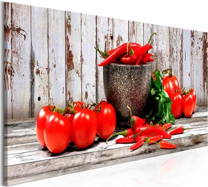 ΠΙΝΑΚΑΣ - RED VEGETABLES (1 PART) WOOD NARROW 135X45 POLIHOME