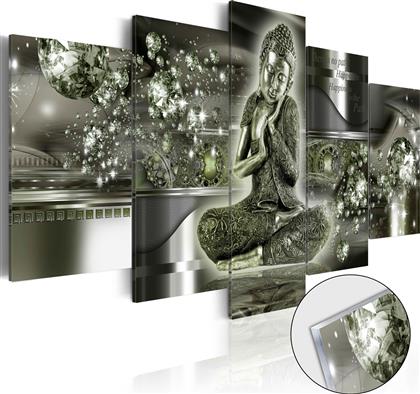 ΠΙΝΑΚΑΣ ΣΕ ΑΚΡΥΛΙΚΟ ΓΥΑΛΙ - EMERALD BUDDHA [GLASS] - 100X50 POLIHOME
