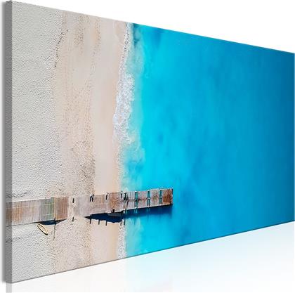 ΠΙΝΑΚΑΣ - SEA AND WOODEN BRIDGE (1 PART) NARROW BLUE 120X40 POLIHOME