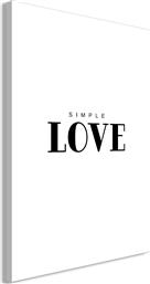 ΠΙΝΑΚΑΣ - SIMPLE LOVE (1 PART) VERTICAL - 60X90 POLIHOME