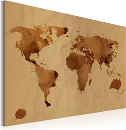 ΠΙΝΑΚΑΣ - THE WORLD PAINTED WITH COFFEE 60X40 POLIHOME από το POLIHOME