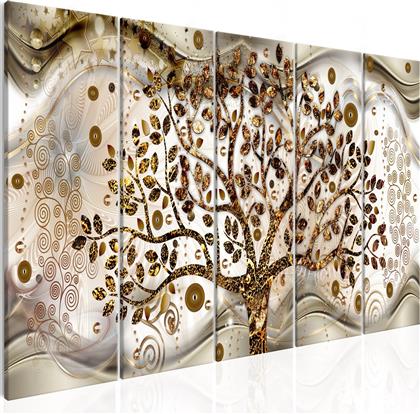 ΠΙΝΑΚΑΣ - TREE AND WAVES (5 PARTS) BROWN 200X80 POLIHOME