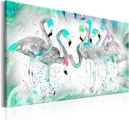 ΠΙΝΑΚΑΣ - TURQUOISE FLAMINGOES 90X60 POLIHOME