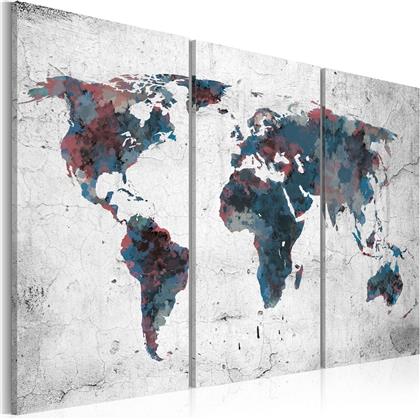 ΠΙΝΑΚΑΣ - UNDISCOVERED CONTINENTS - TRIPTYCH 60X40 POLIHOME