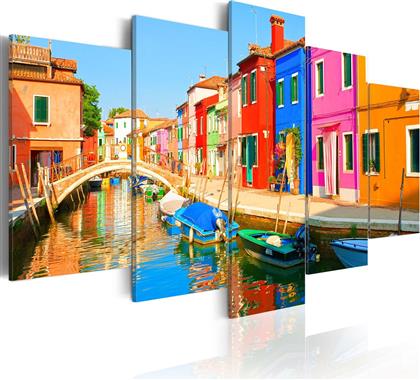 ΠΙΝΑΚΑΣ - WATERFRONT IN RAINBOW COLORS 100X50 POLIHOME