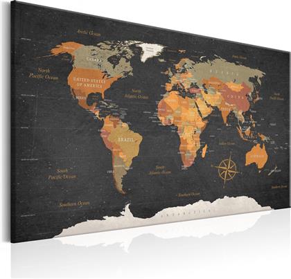 ΠΙΝΑΚΑΣ - WORLD MAP: SECRETS OF THE EARTH 60X40 POLIHOME από το POLIHOME