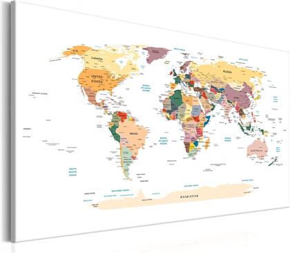 ΠΙΝΑΚΑΣ - WORLD MAP: TRAVEL AROUND THE WORLD 120X80 POLIHOME από το POLIHOME