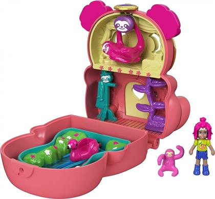 MINI ΣΕΤΑΚΙΑ FLIP AND REVEAL TROPICAL SLOTH ΒΡΑΔΥΠΟΔΑΣ GTM56 POLLY POCKET από το TOYSCENTER