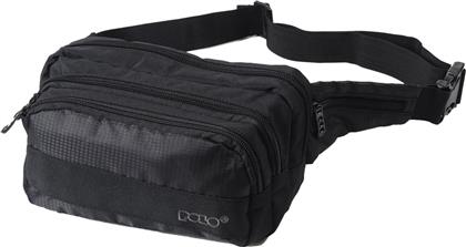 DOUBLE SQUARE WAIST BAG 908106-2000 ΤΣΑΝΤΑΚΙ ΜΕΣΗΣ POLO