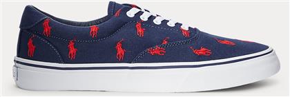 ΑΝΔΡΙΚΑ SNEAKERS ΜΕ ALL-OVER LOGO PRINT ''THORTON ALLOVER-PONY'' - 816839230001 ΜΠΛΕ POLO RALPH LAUREN