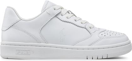 ΑΝΔΡΙΚΑ SNEAKERS ΜΕ ΛΟΓΟΤΥΠΟ ΣΤΟ ΠΛΑΙ - 809845139001 ΛΕΥΚΟ POLO RALPH LAUREN