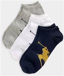 ΑΝΔΡΙΚΕΣ ΚΑΛΤΣΕΣ 3 ΖΕΥΓΑΡΙΑ - BPP SOLE-PED 449655205002 999 POLO RALPH LAUREN