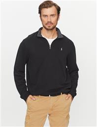 ΜΠΛΟΥΖΑ 710812963037 ΜΑΥΡΟ REGULAR FIT POLO RALPH LAUREN από το MODIVO