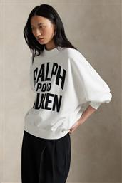 ΜΠΛΟΥΖΑ ΧΡΩΜΑ: ΑΣΠΡΟ, 211978147 POLO RALPH LAUREN