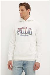 ΜΠΛΟΥΖΑ ΧΡΩΜΑ: ΑΣΠΡΟ, ΜΕ ΚΟΥΚΟΥΛΑ, 710941854 POLO RALPH LAUREN