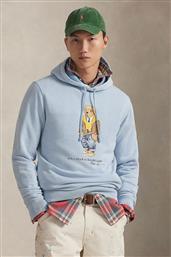 ΜΠΛΟΥΖΑ ΧΡΩΜΑ: ΜΠΛΕ, ΜΕ ΚΟΥΚΟΥΛΑ, 710P04984 POLO RALPH LAUREN