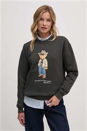 ΜΠΛΟΥΖΑ ΧΡΩΜΑ: ΓΚΡΙ, 211941193 POLO RALPH LAUREN