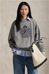 ΜΠΛΟΥΖΑ ΧΡΩΜΑ: ΓΚΡΙ, 211971754 POLO RALPH LAUREN